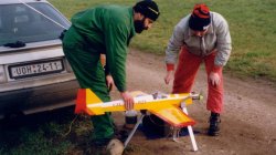 1998 - Pepa Chládek a Honza Krejčí při startování